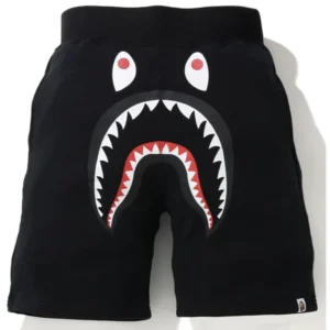 BAPE Shark Sweat Shorts - Black